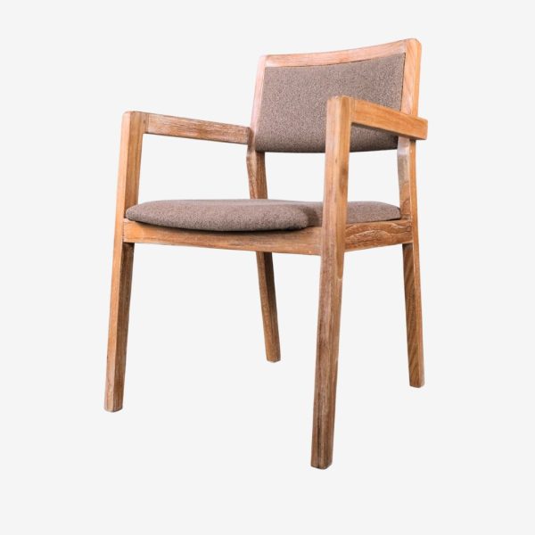 Solid Teak Wood Armchair