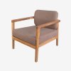 Solid Teak Wood Sofa 1 Seater A