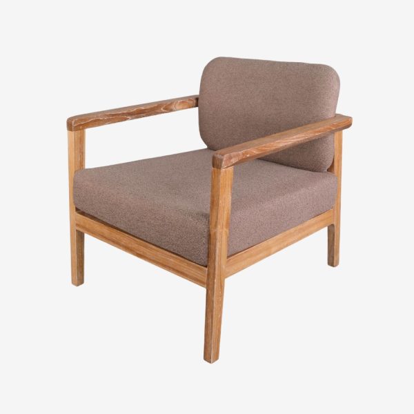 Solid Teak Wood Sofa 1 Seater A