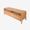 Solid Teak Wood TV Stand