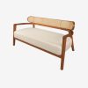 Solid Teak Wood Sofa 2 Seater