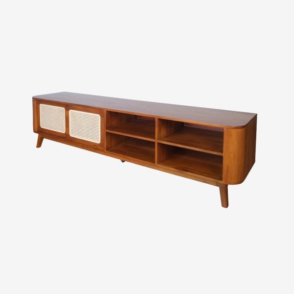 Solid Teak Wood TV Stand 200