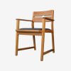 Solid Teak Wood Armchair