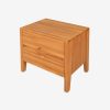 Solid Teak Wood Bed Nightstand