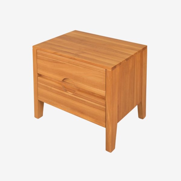 Solid Teak Wood Bed Nightstand