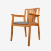 Solid Teak Wood Armchair