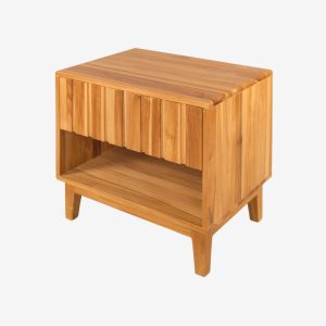 Solid Teak Wood Bed Nighstand 2