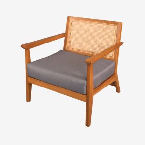 Solid Teak Wood Sofa 1 Seater