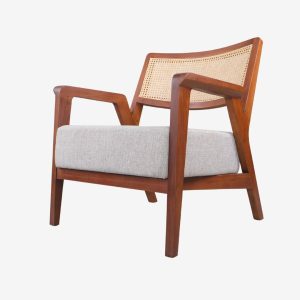 Solid Teak Wood Sofa 1 Seater