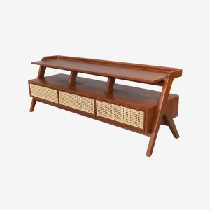 Solid Teak Wood TV Stand