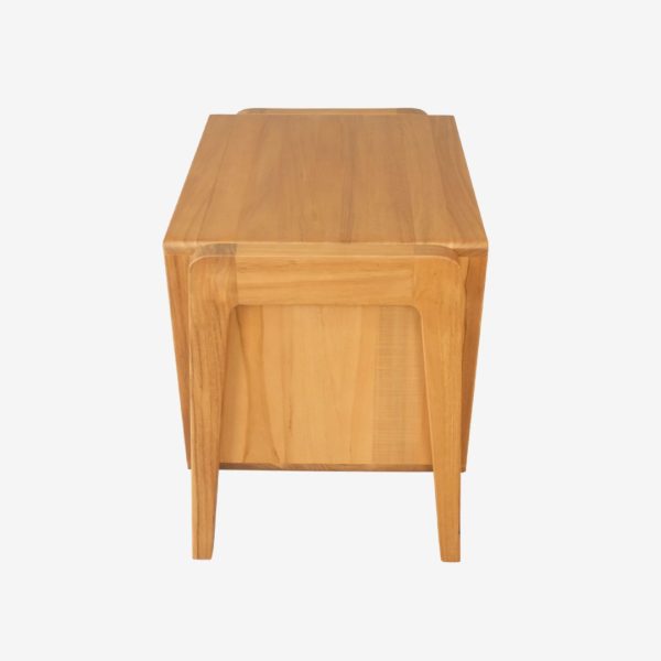 Solid Teak Wood Bed Nightstand