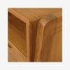 Solid Teak Wood Bed Nightstand