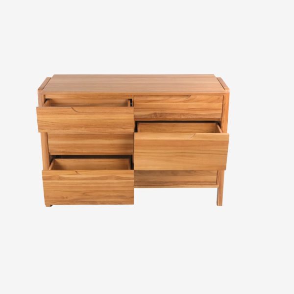 Solid Teak Wood Chest Of Drawers