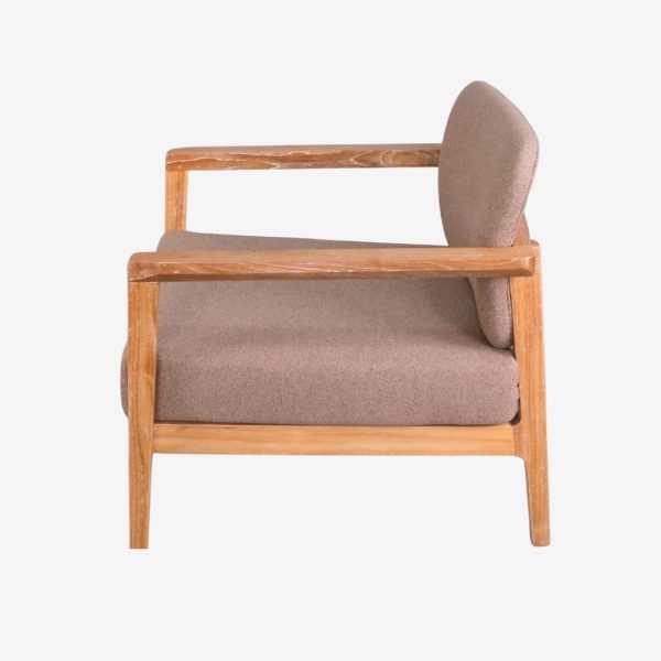 Solid Teak Wood Sofa 1 Seater A