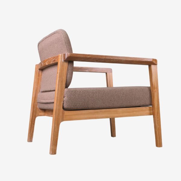 Solid Teak Wood Sofa 1 Seater A