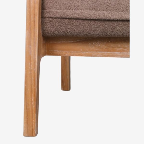 Solid Teak Wood Sofa 1 Seater A