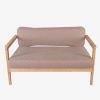 Solid Teak Wood Sofa 2 Seater A