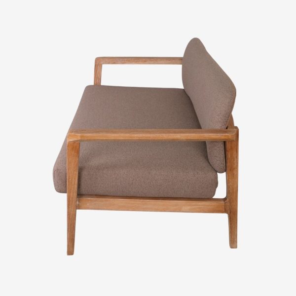 Solid Teak Wood Sofa 2 Seater A