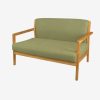 Solid Teak Wood Sofa 2 Seater B