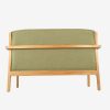Solid Teak Wood Sofa 2 Seater B