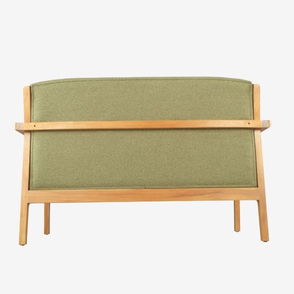 Solid Teak Wood Sofa 2 Seater B