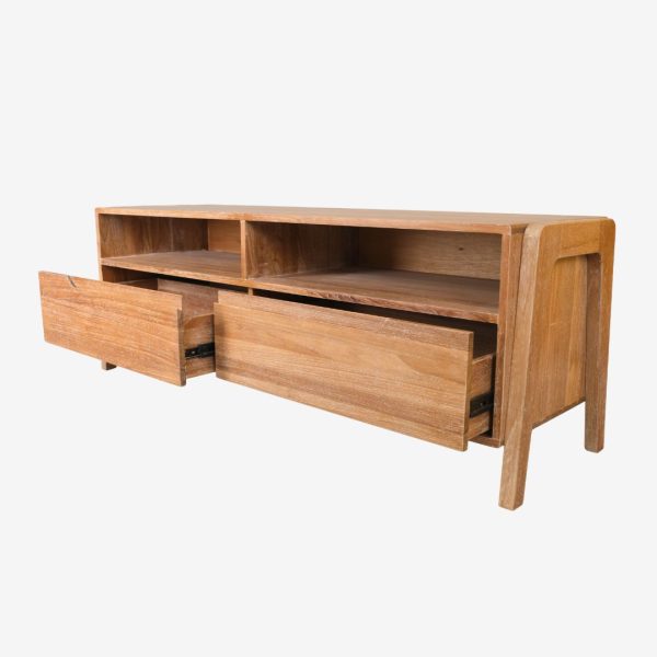 Solid Teak Wood TV Stand