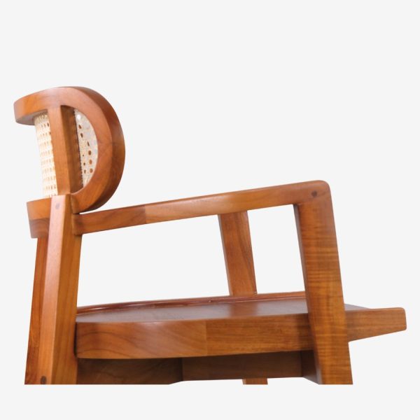 Solid Teak Wood Armchair