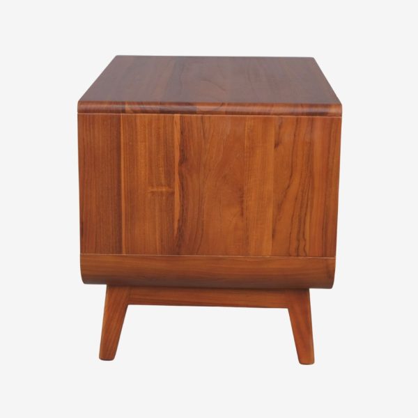Solid Teak Wood Bed Nightstand