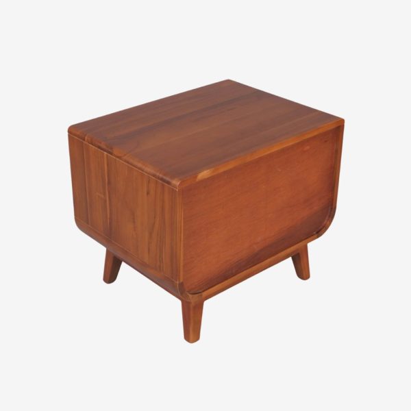 Solid Teak Wood Bed Nightstand