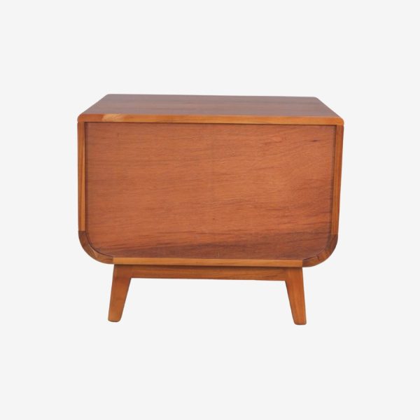 Solid Teak Wood Bed Nightstand