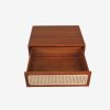 Solid Teak Wood Bed Nightstand
