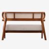 Solid Teak Wood Sofa 2 Seater