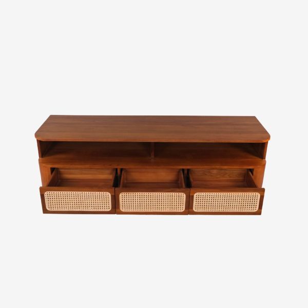 Solid Teak Wood TV Stand 150