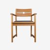 Solid Teak Wood Armchair