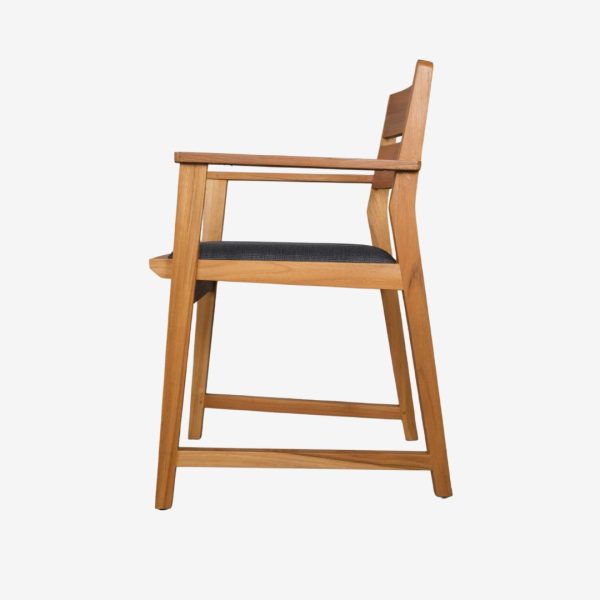 Solid Teak Wood Armchair