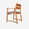 Solid Teak Wood Armchair