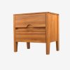 Solid Teak Wood Bed Nightstand