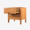 Solid Teak Wood Bed Nightstand
