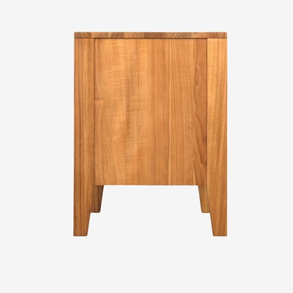 Solid Teak Wood Bed Nightstand