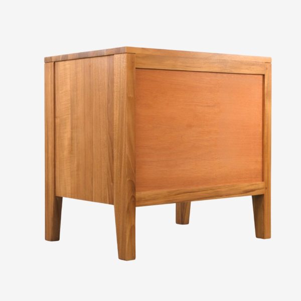 Solid Teak Wood Bed Nightstand
