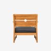 Solid Teak Wood Sofa 1 Seater