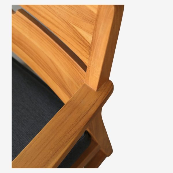 Solid Teak Wood Sofa 1 Seater