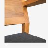 Solid Teak Wood Sofa 1 Seater
