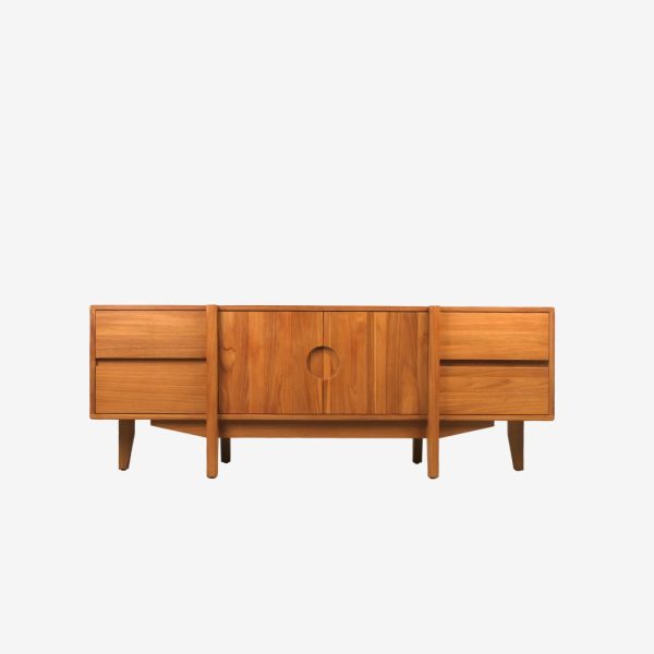 Solid Teak Wood TV Stand