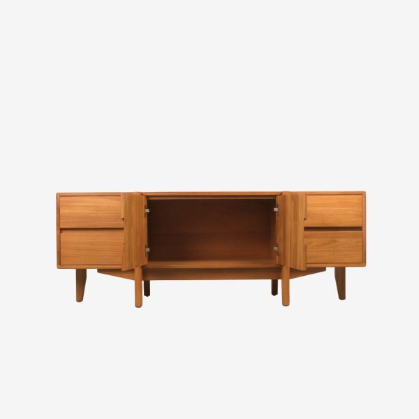 Solid Teak Wood TV Stand