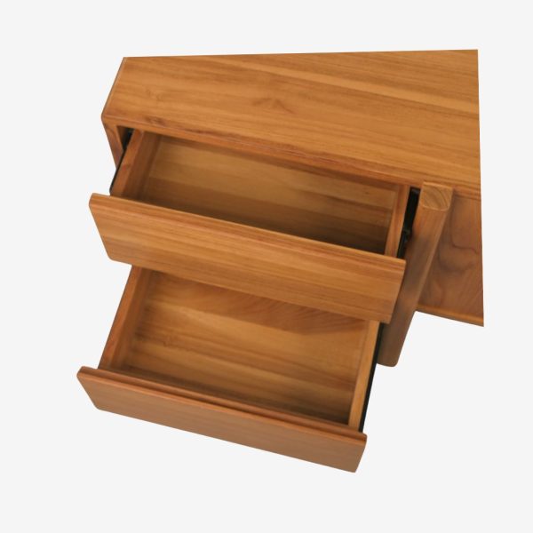 Solid Teak Wood TV Stand