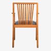 Solid Teak Wood Armchair