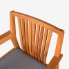Solid Teak Wood Armchair