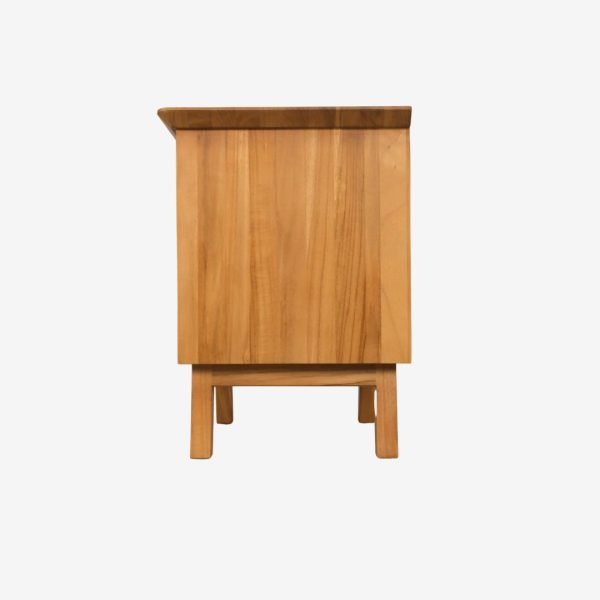 solid teak wood bed nightstand