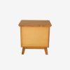 solid teak wood bed nightstand